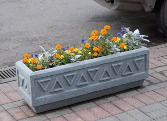 Купить клумбу для цветов из бетона каталог бетон лизуново